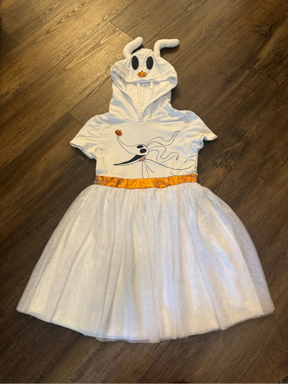 The Nightmare Before Christmas Zero dress /costume size 10/12